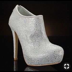 Steve Madden Sparrkk Rhinestone Ankle Boots